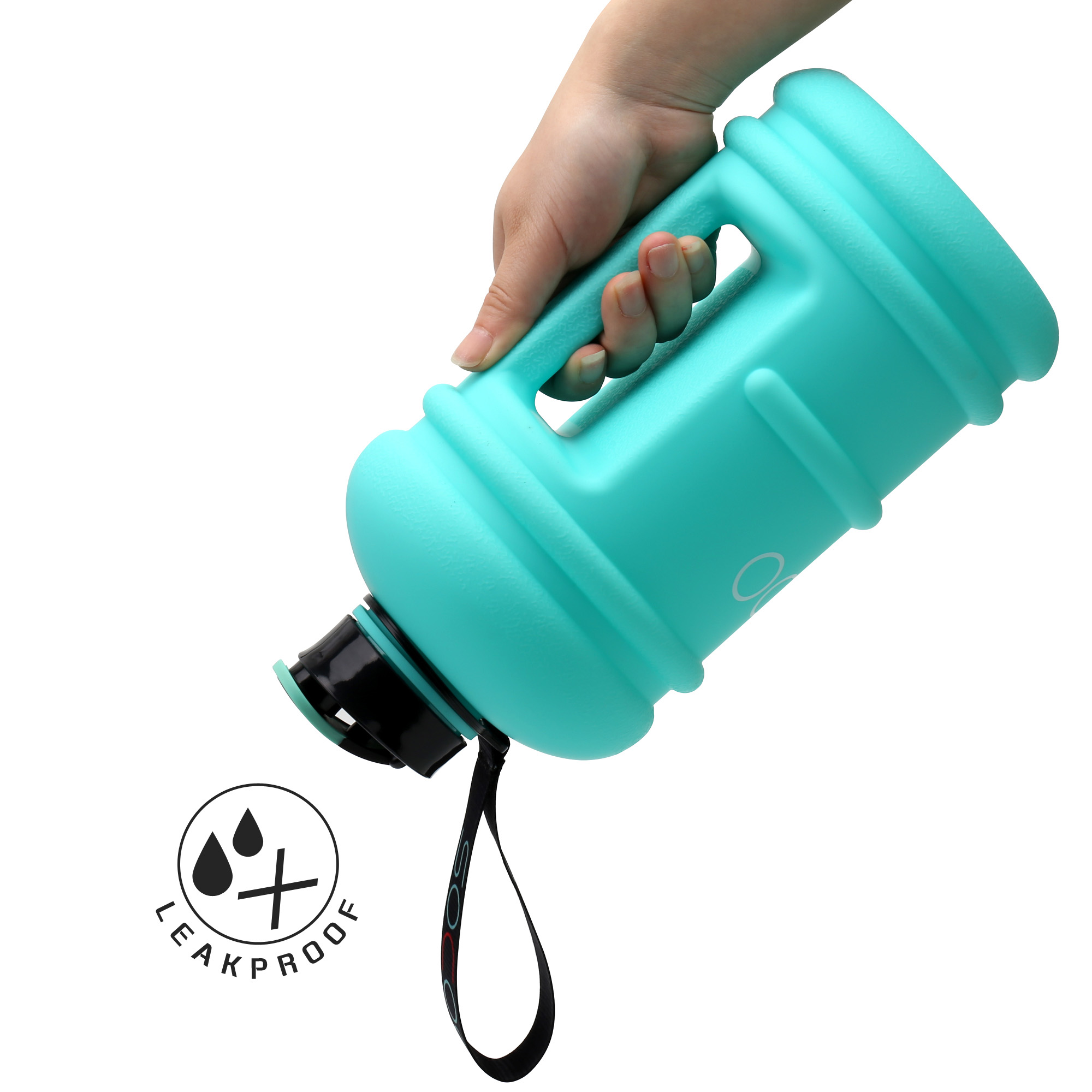 FUNUS Big Water Bottle BPA Free Half Gallon Water Bottle Jug with Straw for  Men Women Fitness Sport (Navy Blue, 2.2L) – SOCOO