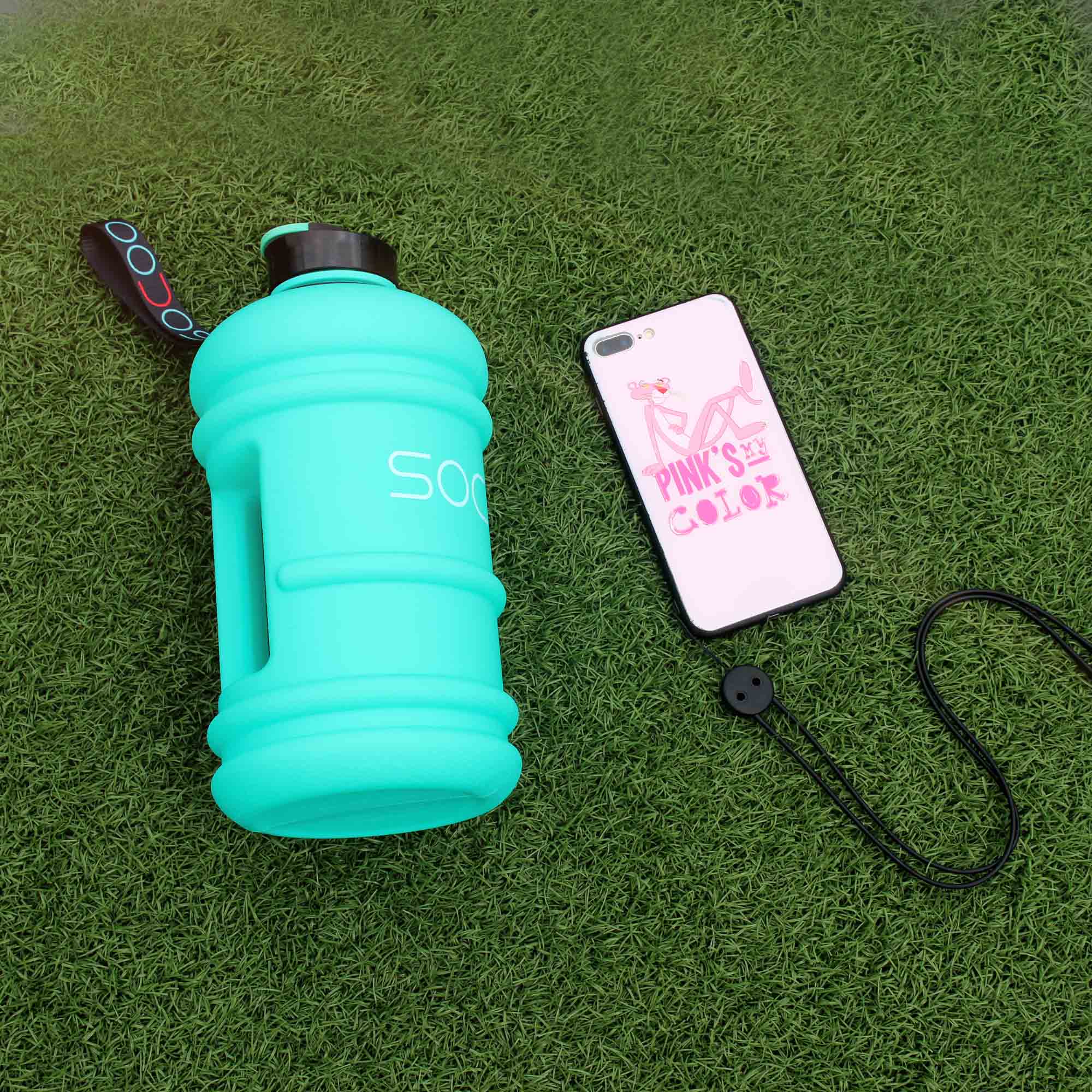 FUNUS Big Water Bottle BPA Free Half Gallon Water Bottle Jug Reusable Water  Bottle for Men Women Fitness Sports Gym Outdoor (Rose/Purple Gradient) –  SOCOO