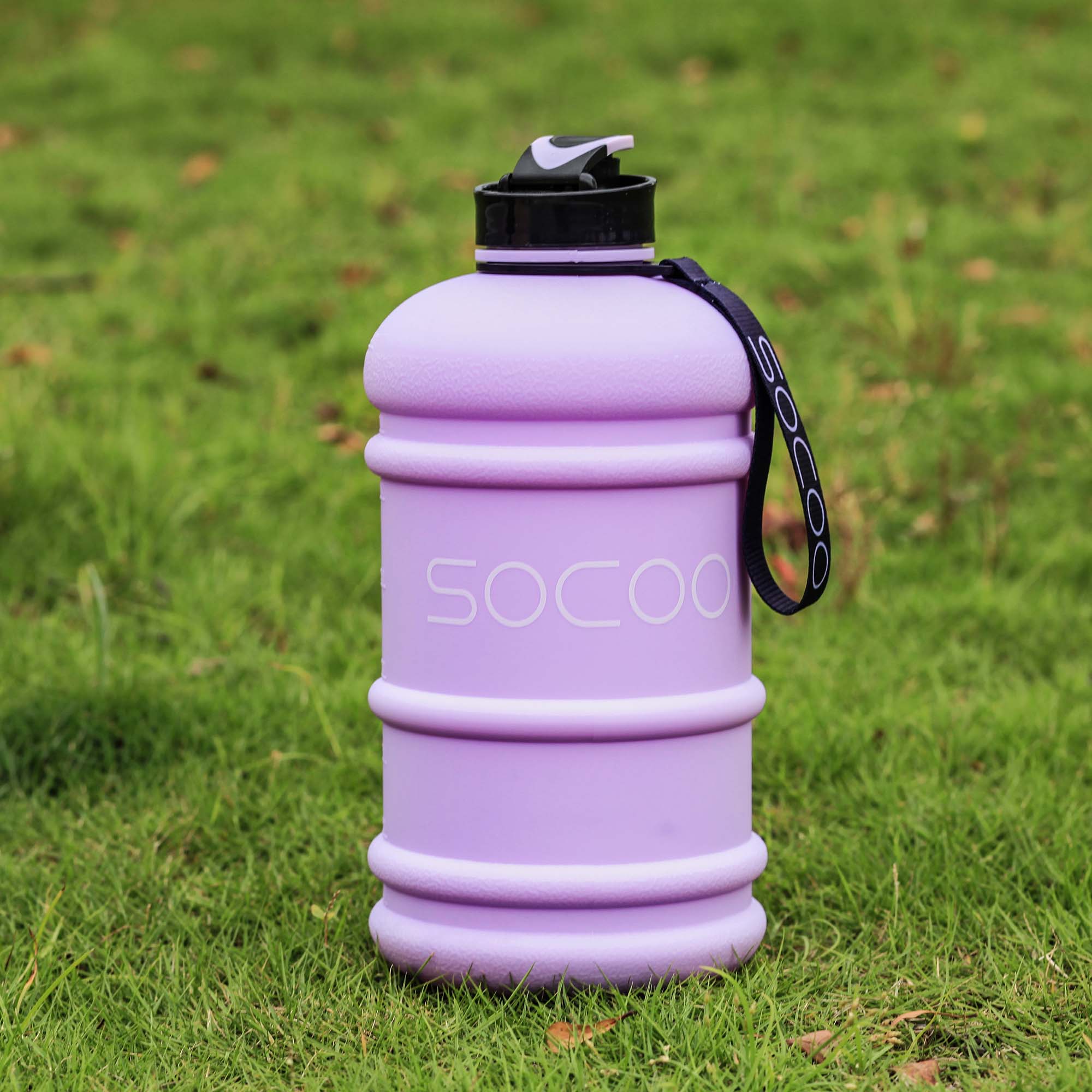 FUNUS Big Water Bottle BPA Free Half Gallon Water Bottle Jug Reusable Water  Bottle for Men Women Fitness Sports Gym Outdoor (Rose/Purple Gradient)