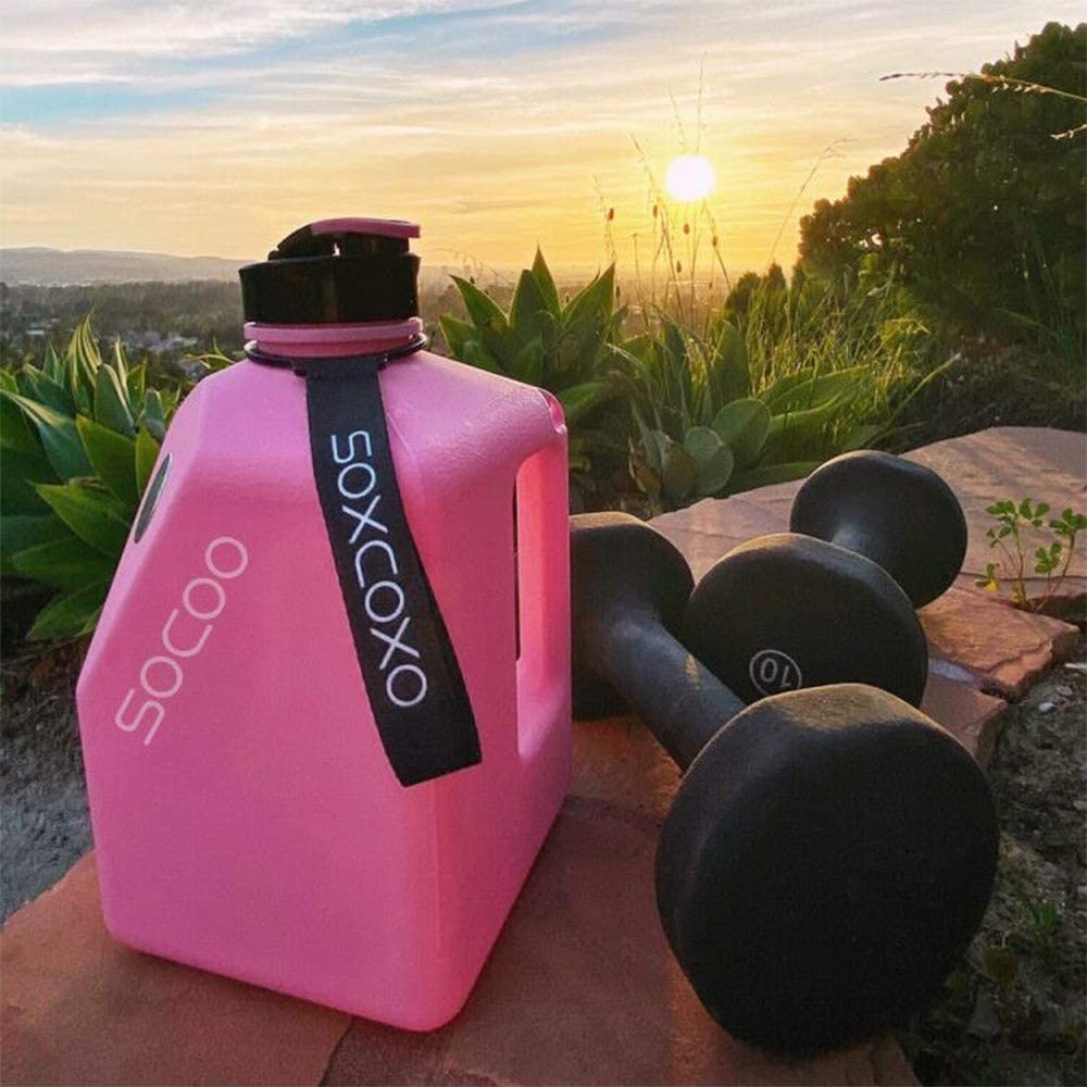 Stainless Steel 1.3 Litre Water Bottle Soft Pink BPA free Metal Gym Water